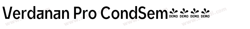 Verdanan Pro CondSem字体转换